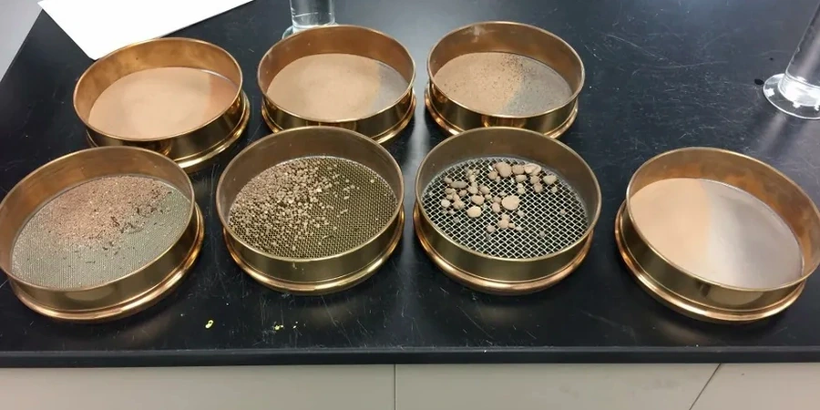 Grain Size Analysis for Garland Construction Sites